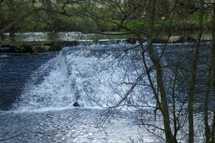 Weir on River Don